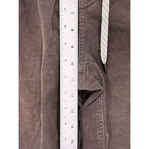 Vuori Pants Small x 29 Mens Optimist Gray Stretch Corduroy Slim Leg - Picture 4 of 6